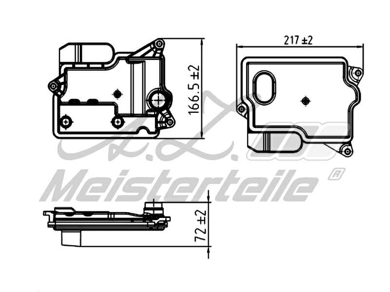 Hydraulikfiltersatz, Automatik